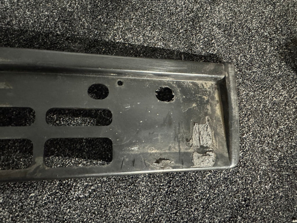Genuine BMW E28 European Front License Plate Holder – Used – 51111882988