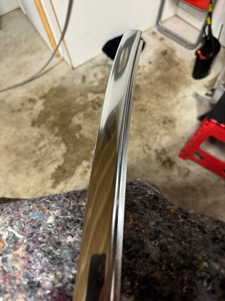 Genuine BMW E12 E28 Lower Rear Window Chrome Moulding – NOS / NLA – 51311817452