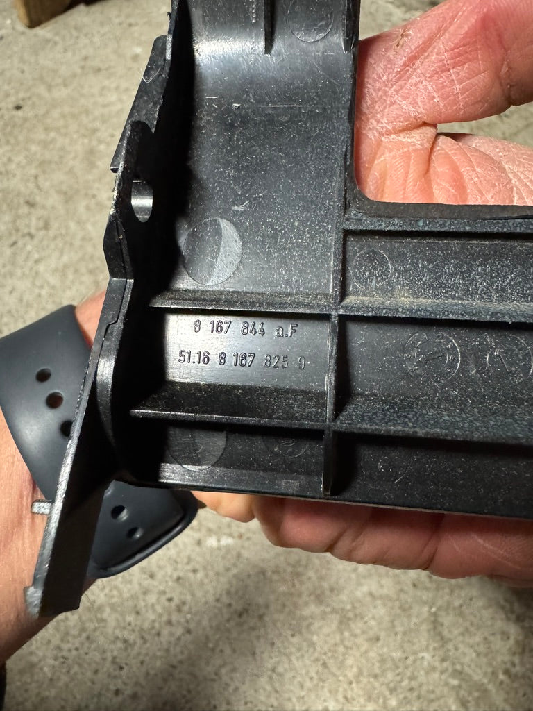 BMW 3 Series E36 Center Console Armrest Panel – Black 51168167825