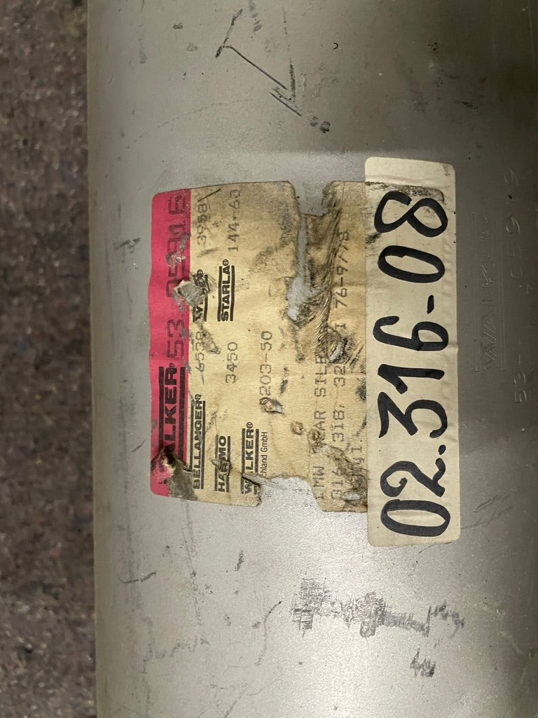 BMW E21 Auspuff Endschalldämpfer – NEU – 315 / 316 / 318 / 320 (4-Zylinder)