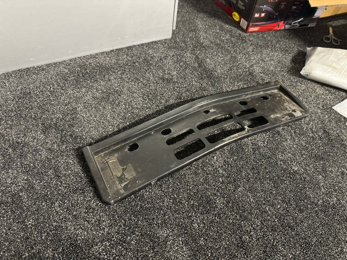 Genuine BMW E28 European Front License Plate Holder – Used – 51111882988