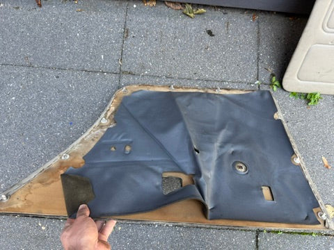 BMW E12 Beige Leder Türverkleidungen – Originale Innenverkleidungen (Set)