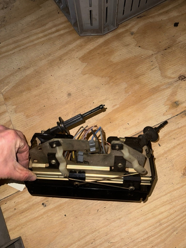 BMW E12 Heizungsbedienfeld Klimaanlage Digitaluhr | GEBRAUCHT Original OEM | Version Klimaanlage