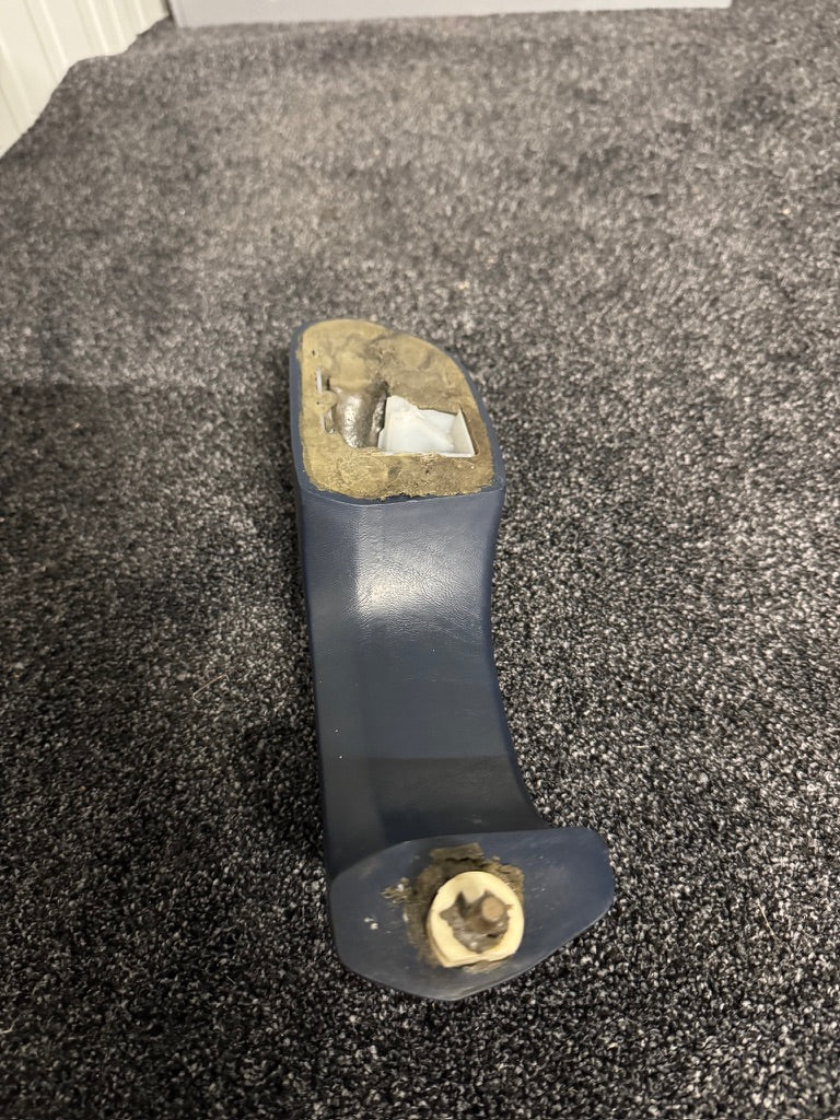 Genuine BMW E28 Rear Left Door Armrest Pacific Blue – 51421885275