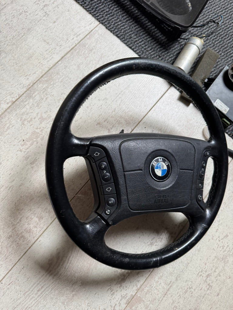 BMW E38 / E39 Lederlenkrad – Original OEM – Gebraucht (Neubezug empfohlen)