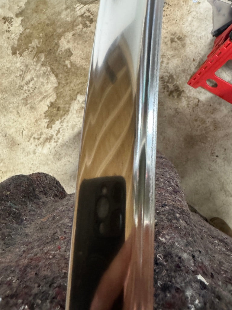 Genuine BMW E12 E28 Lower Rear Window Chrome Moulding – NOS / NLA – 51311817452
