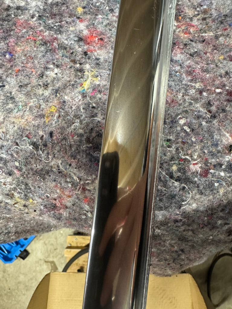 Genuine BMW E12 E28 Lower Rear Window Chrome Moulding – NOS / NLA – 51311817452