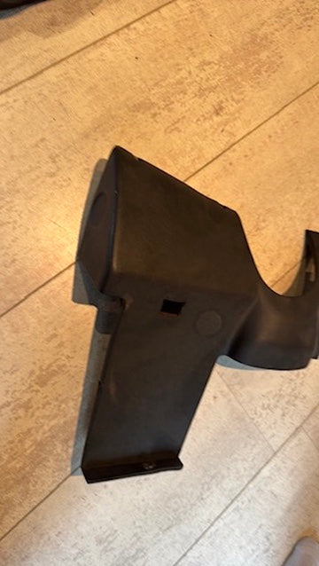 BMW 7er E23 Lenksäulenverkleidung unten (Fußraumverkleidung) – Schwarz – Original BMW