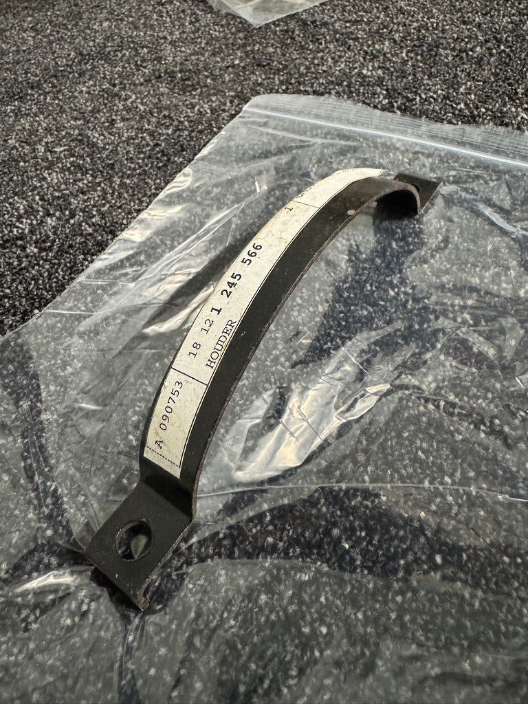 Genuine BMW E3 E9 E12 Exhaust Heat-Shield Holder NOS – 18121245566