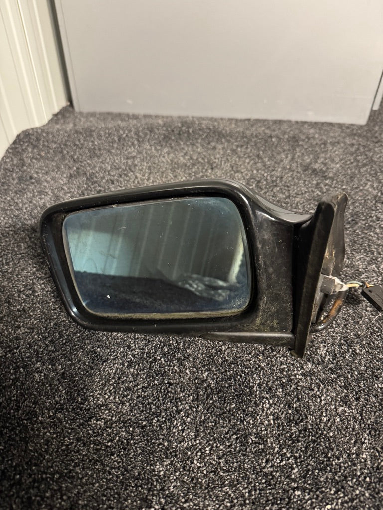 Genuine BMW E23 Left Electric Exterior Mirror Black – Used – 51161900221