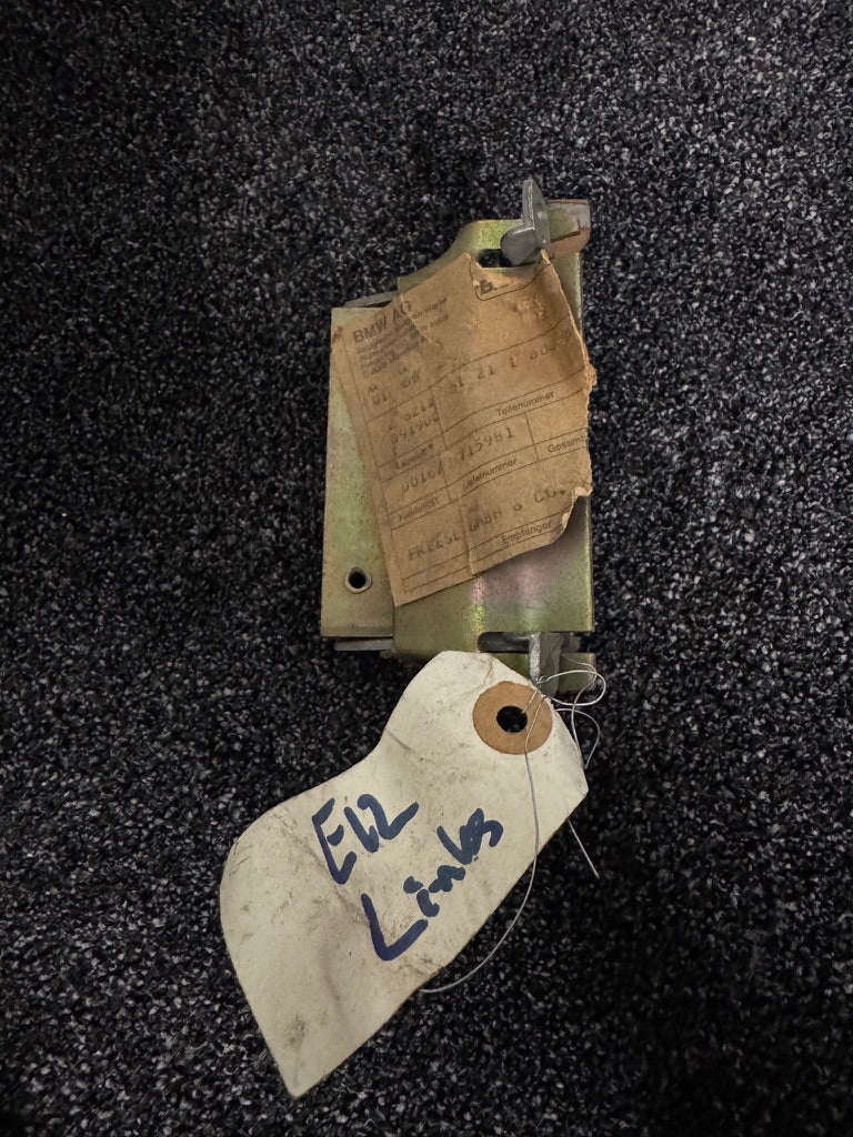 Genuine BMW E12 Left Front Exterior Door Handle Base – NOS – 51211808805